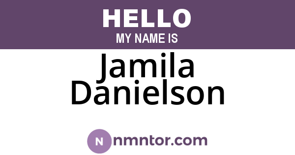 Jamila Danielson