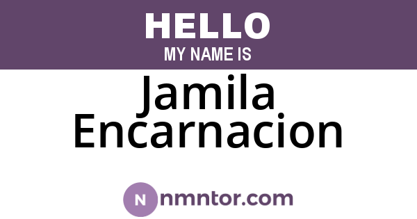Jamila Encarnacion