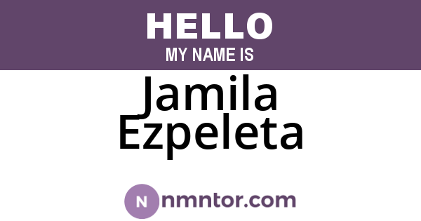Jamila Ezpeleta