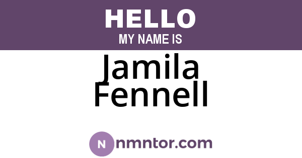 Jamila Fennell