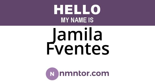 Jamila Fventes