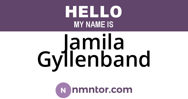 Jamila Gyllenband
