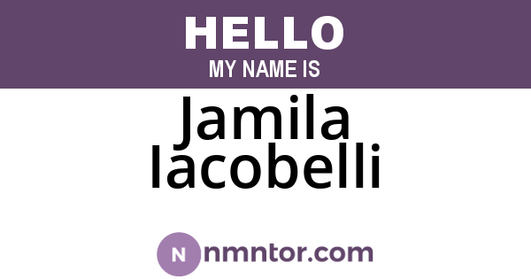 Jamila Iacobelli