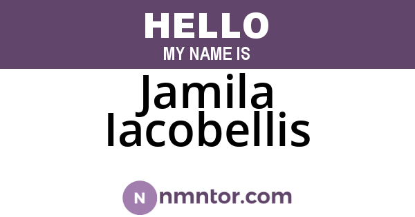 Jamila Iacobellis