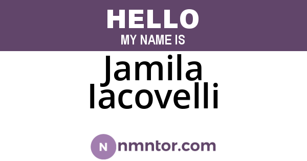 Jamila Iacovelli