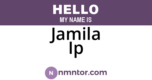 Jamila Ip