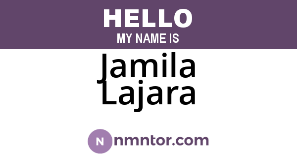 Jamila Lajara