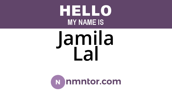 Jamila Lal