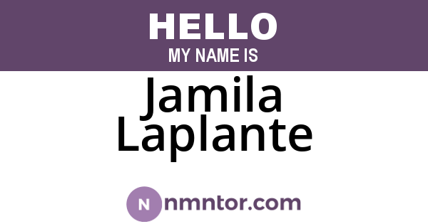 Jamila Laplante