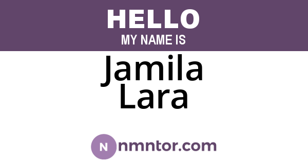 Jamila Lara