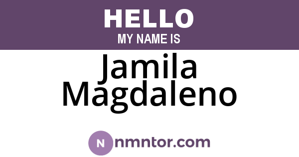 Jamila Magdaleno