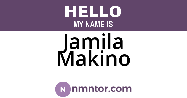 Jamila Makino