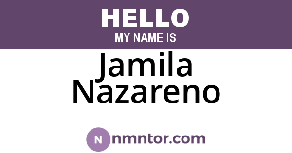 Jamila Nazareno