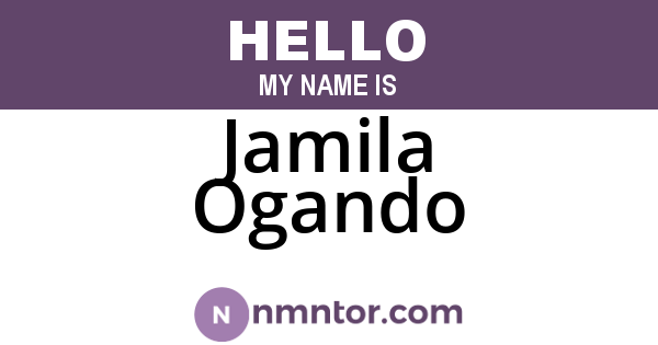 Jamila Ogando