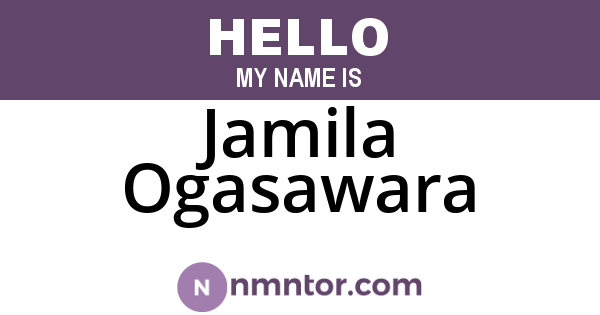 Jamila Ogasawara