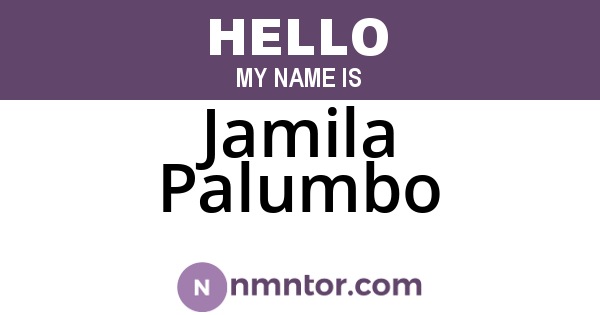 Jamila Palumbo