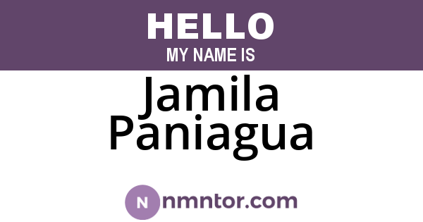 Jamila Paniagua