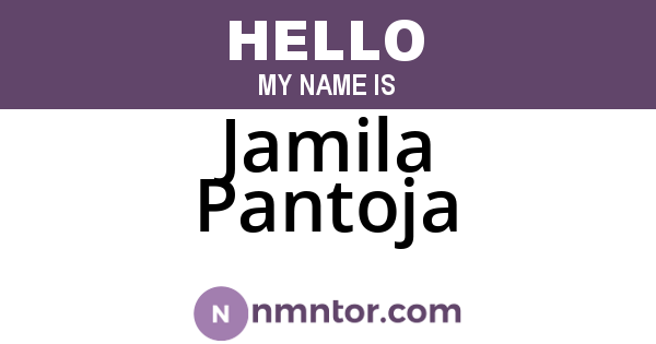 Jamila Pantoja