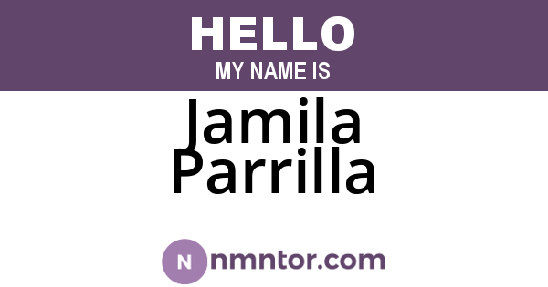 Jamila Parrilla