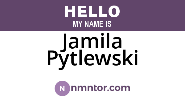 Jamila Pytlewski