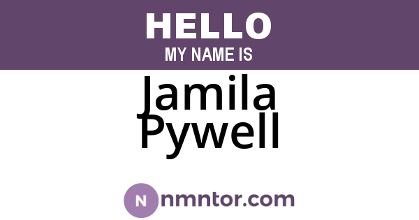 Jamila Pywell
