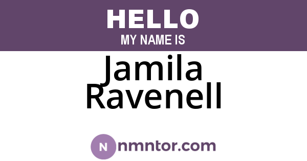 Jamila Ravenell