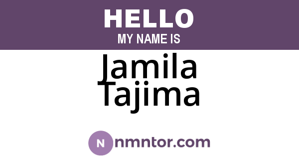 Jamila Tajima