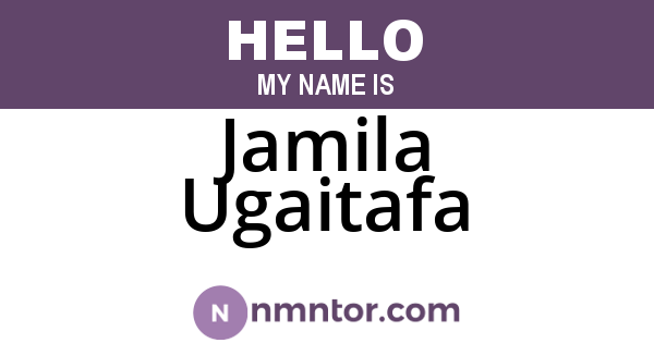 Jamila Ugaitafa