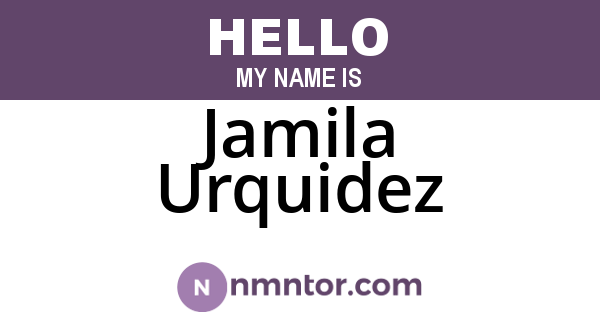 Jamila Urquidez