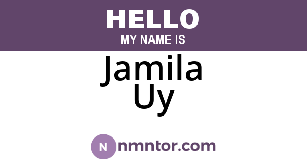 Jamila Uy