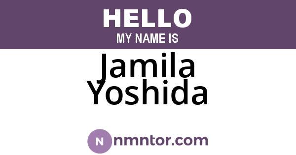 Jamila Yoshida