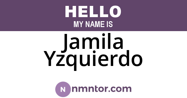 Jamila Yzquierdo