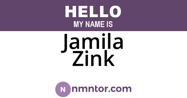 Jamila Zink