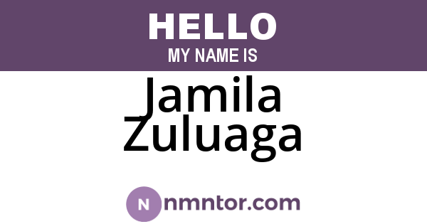 Jamila Zuluaga