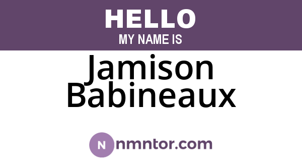 Jamison Babineaux