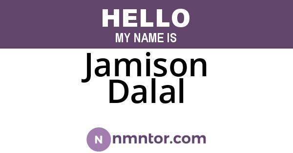 Jamison Dalal