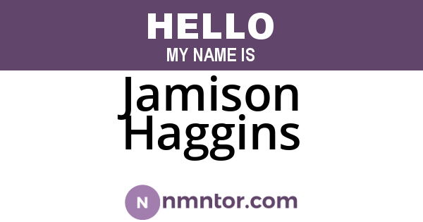 Jamison Haggins