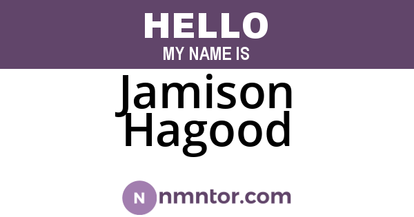Jamison Hagood