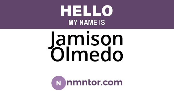 Jamison Olmedo