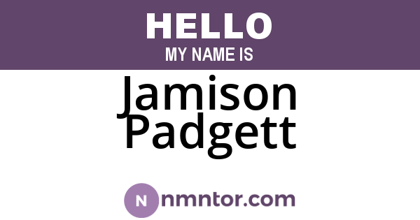 Jamison Padgett
