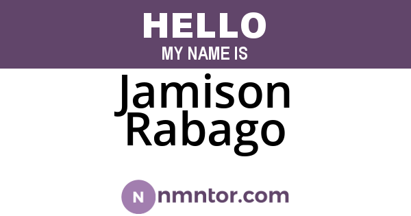 Jamison Rabago