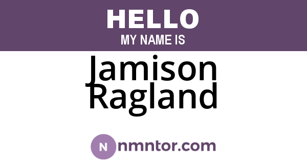 Jamison Ragland
