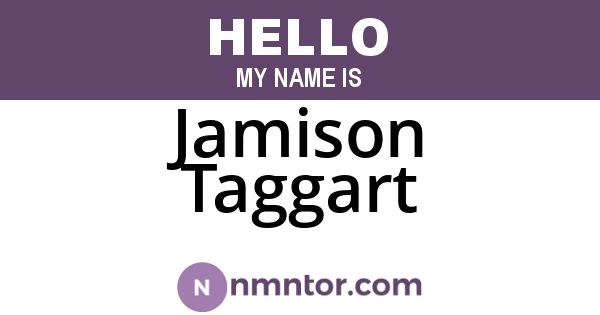 Jamison Taggart
