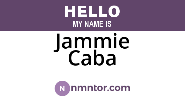 Jammie Caba