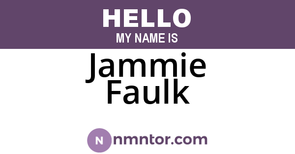 Jammie Faulk