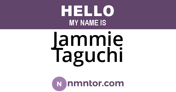 Jammie Taguchi