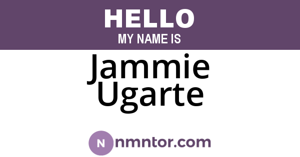 Jammie Ugarte
