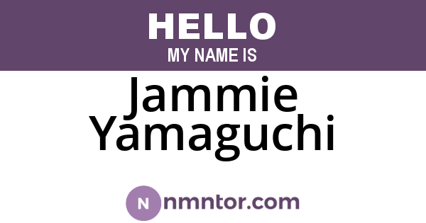 Jammie Yamaguchi