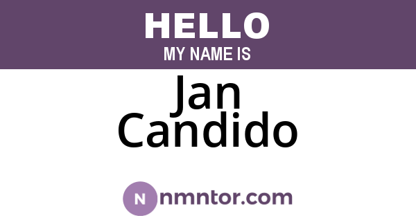 Jan Candido