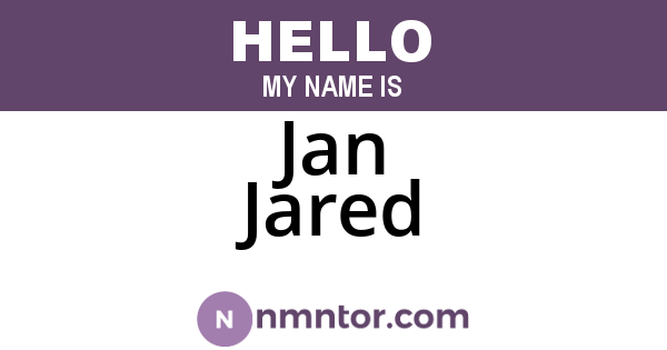 Jan Jared